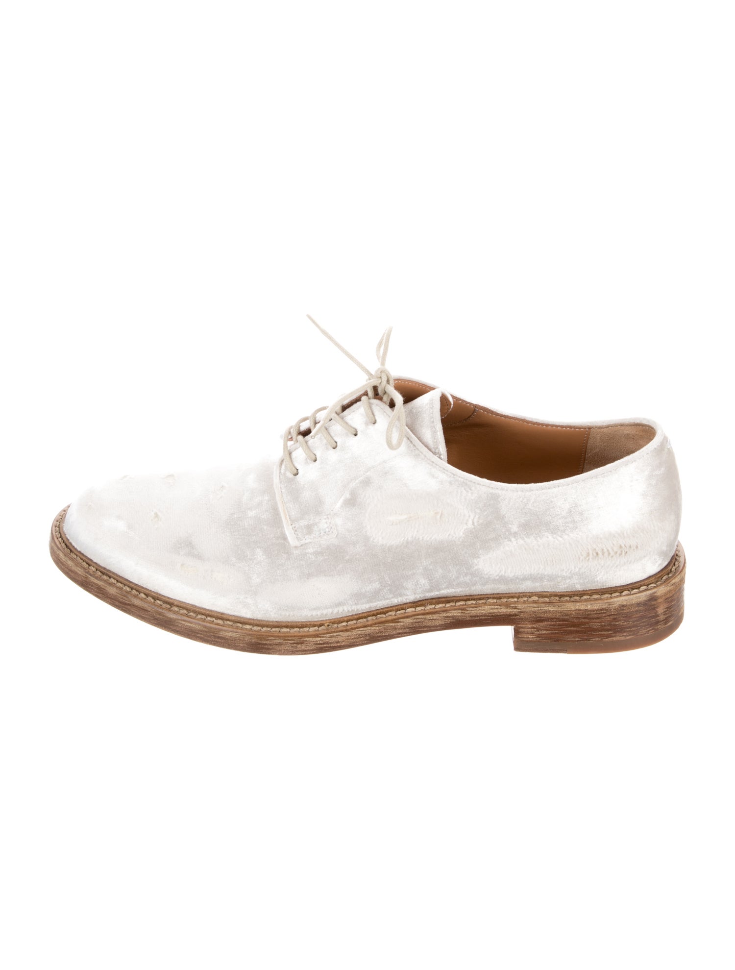 Maison Margiela Velvet Derby Shoes