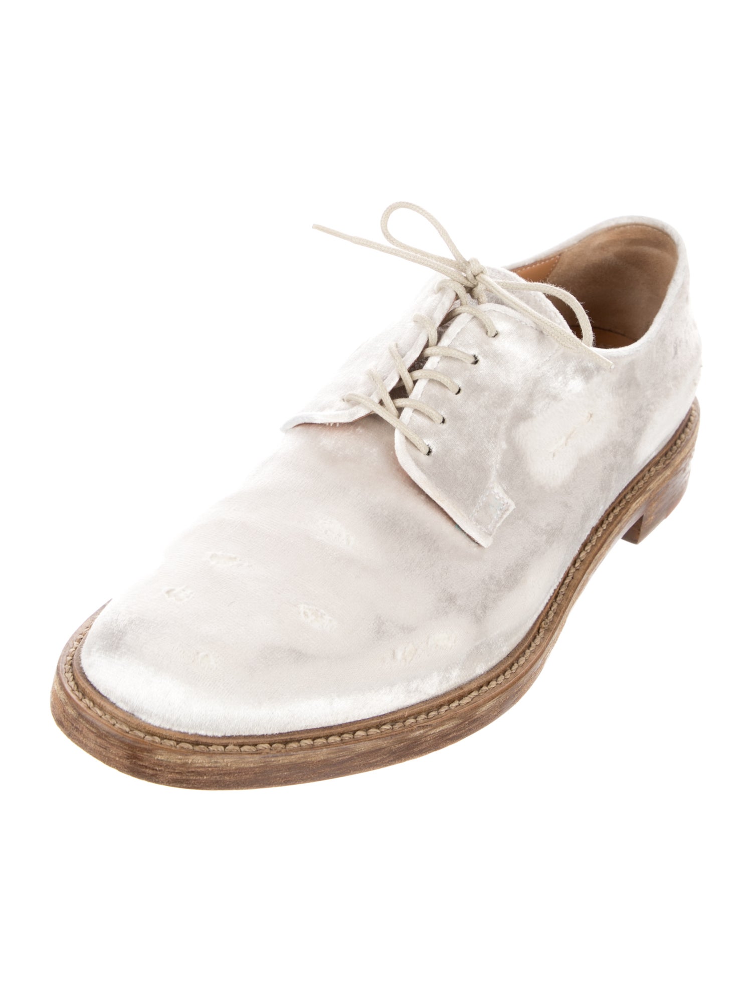 Maison Margiela Velvet Derby Shoes