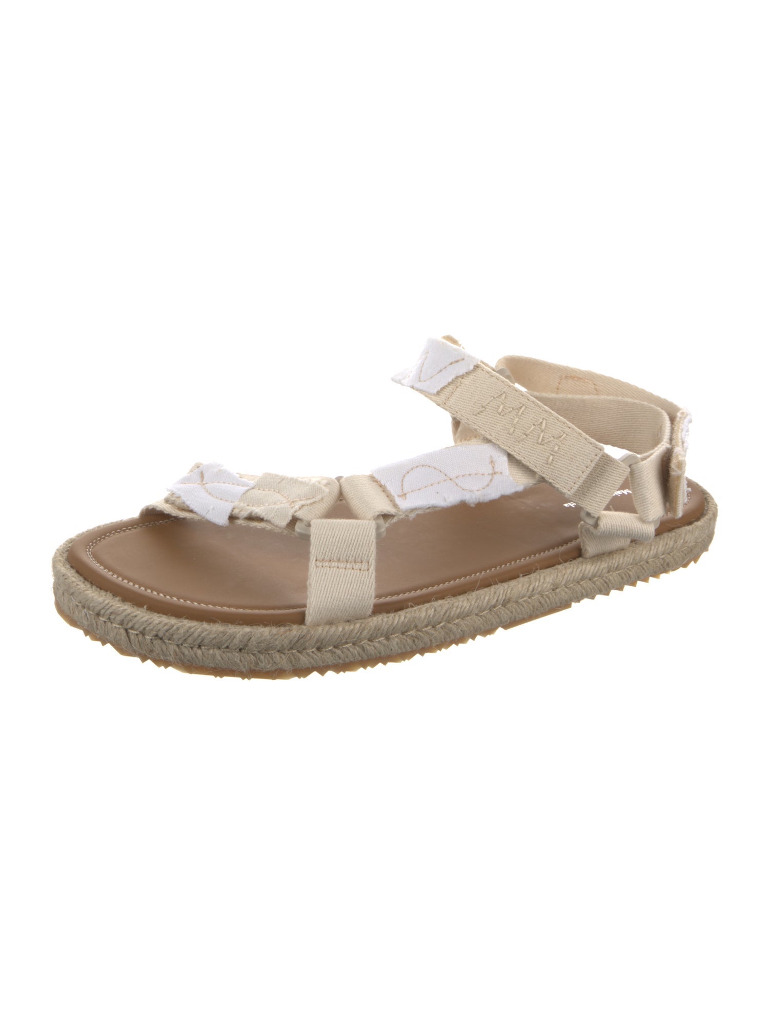 Maison Margiela Raw-Edge Trim Sandals