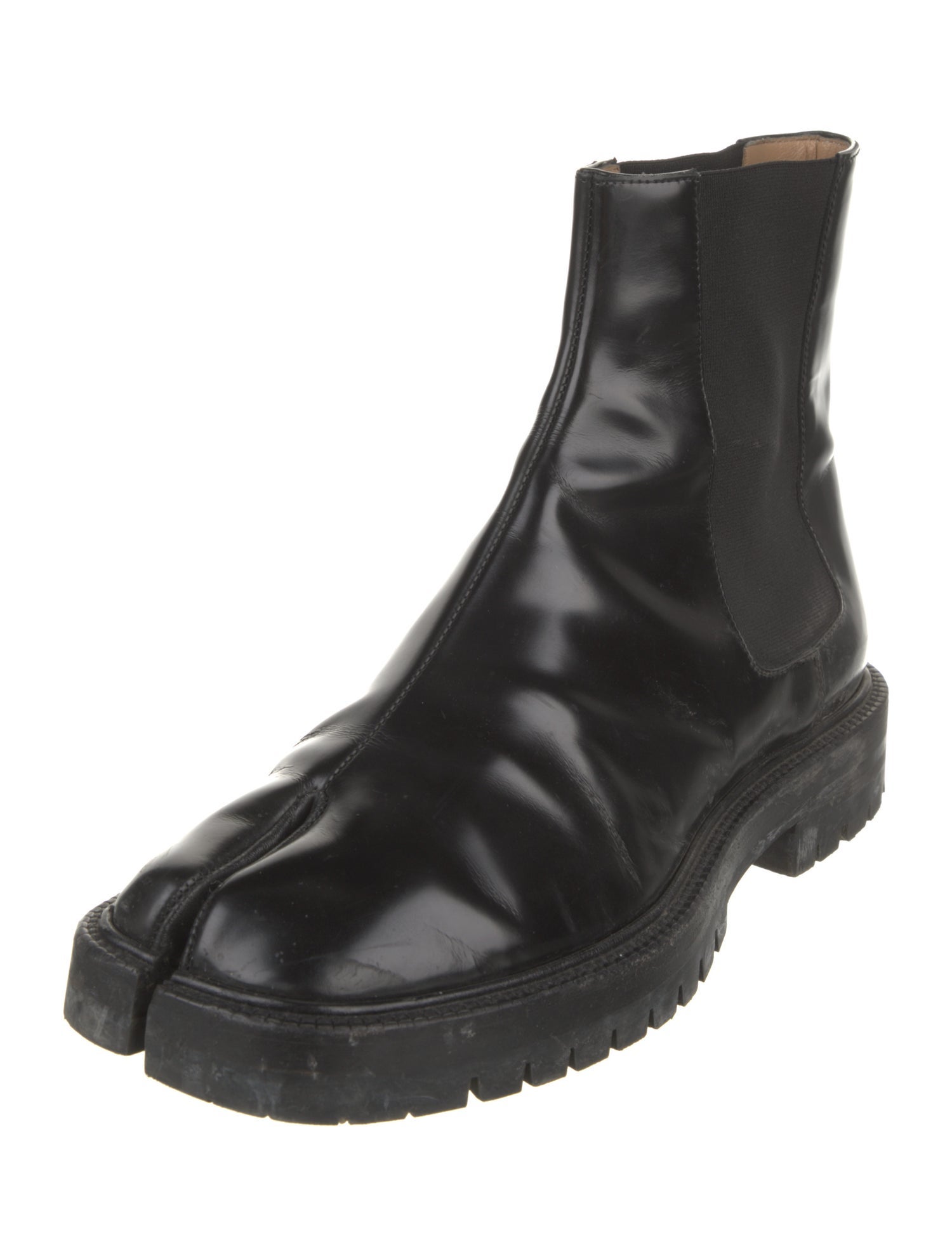 Maison Margiela Leather Chelsea Boots