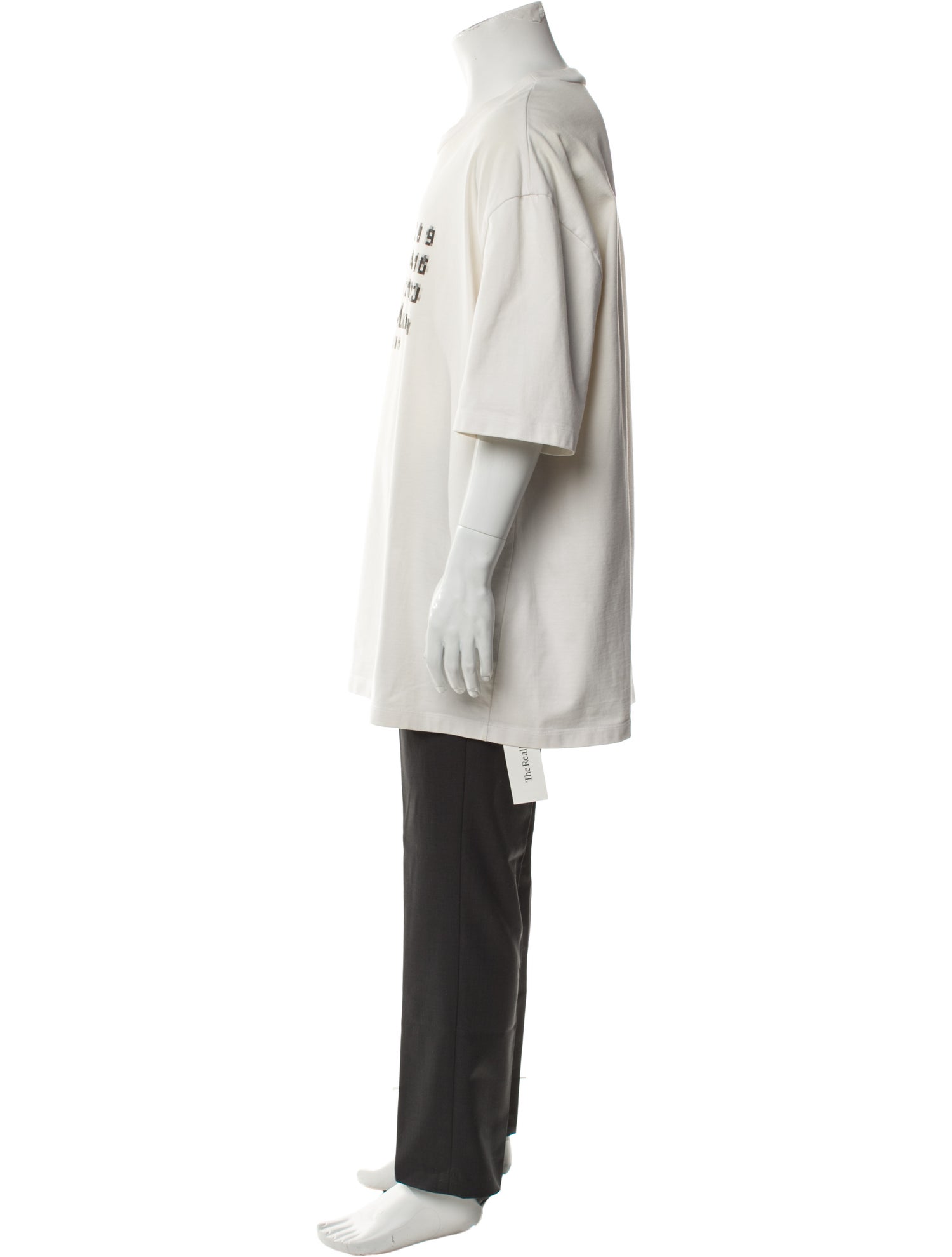 Maison Margiela 2019 Blur Number Logo T-Shirt