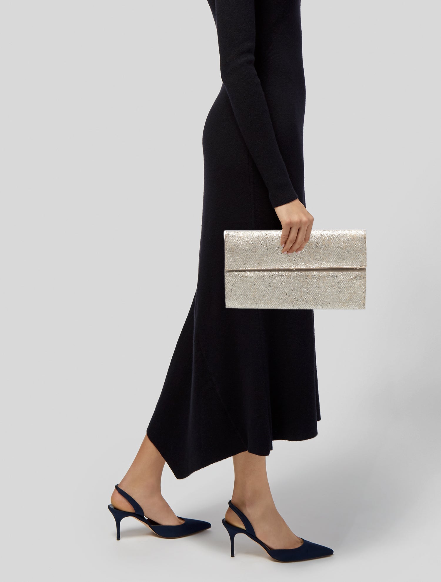 Maison Margiela Glitter ` - Neutrals Clutches, Handbags