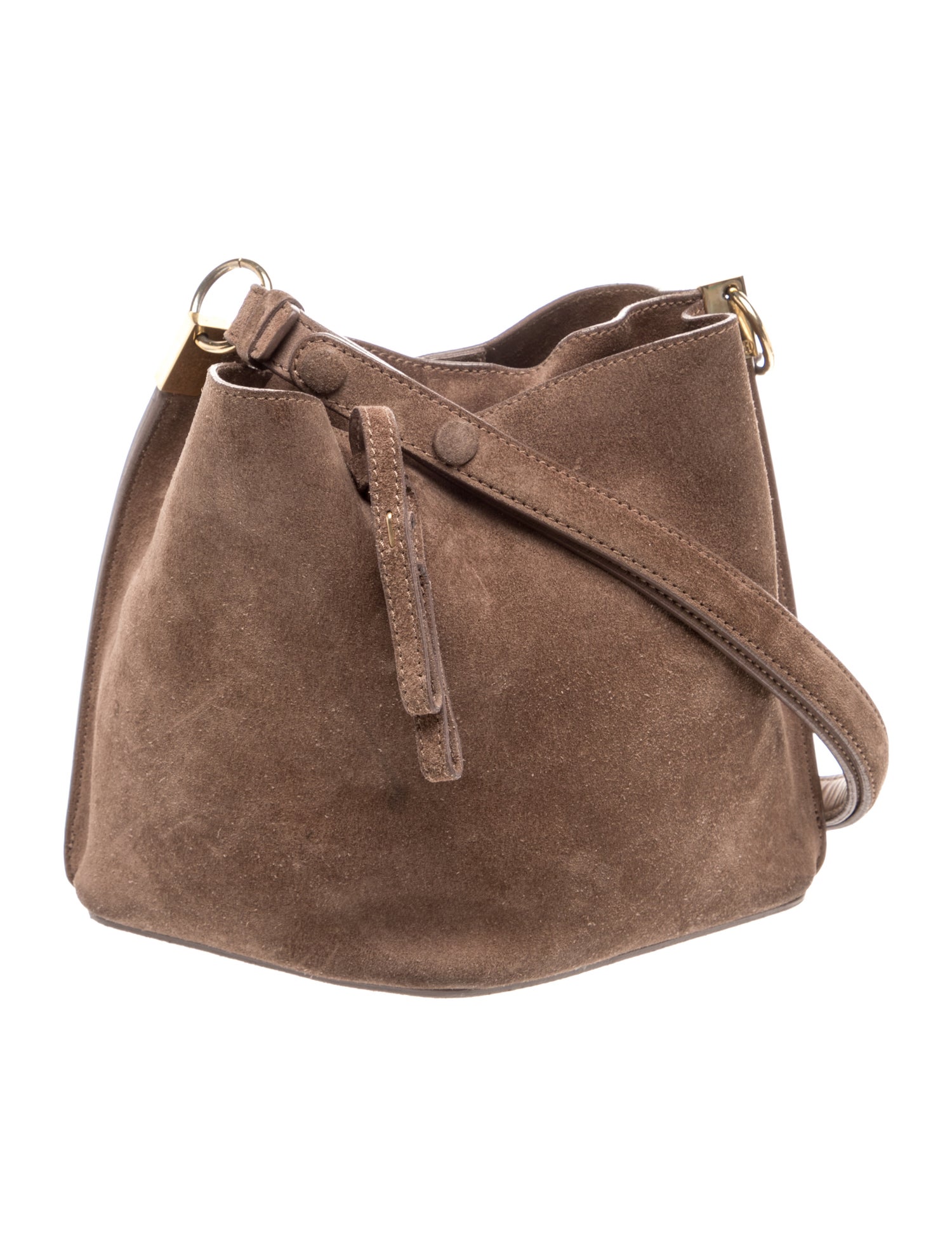 Maison Margiela Suede Shoulder Bag - Brown Shoulder Bags, Handbags