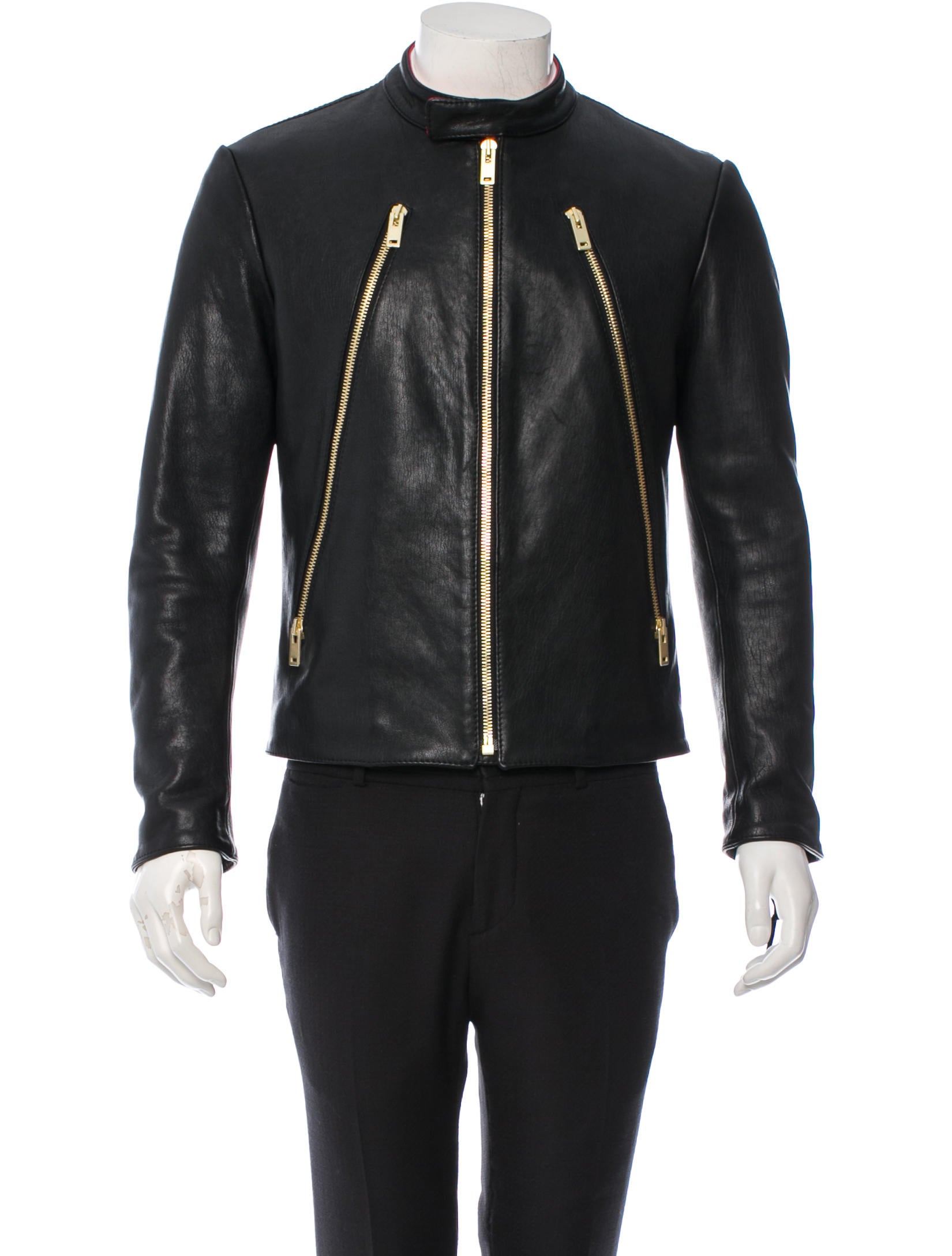 Maison Martin Margiela Leather Zip Jacket