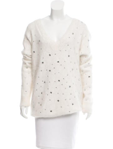 Maison Martin Margiela Embellished Angora Sweater w/ Tags