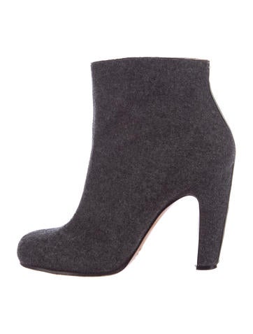 Maison Margiela Woven Round-Toe Ankle Boots