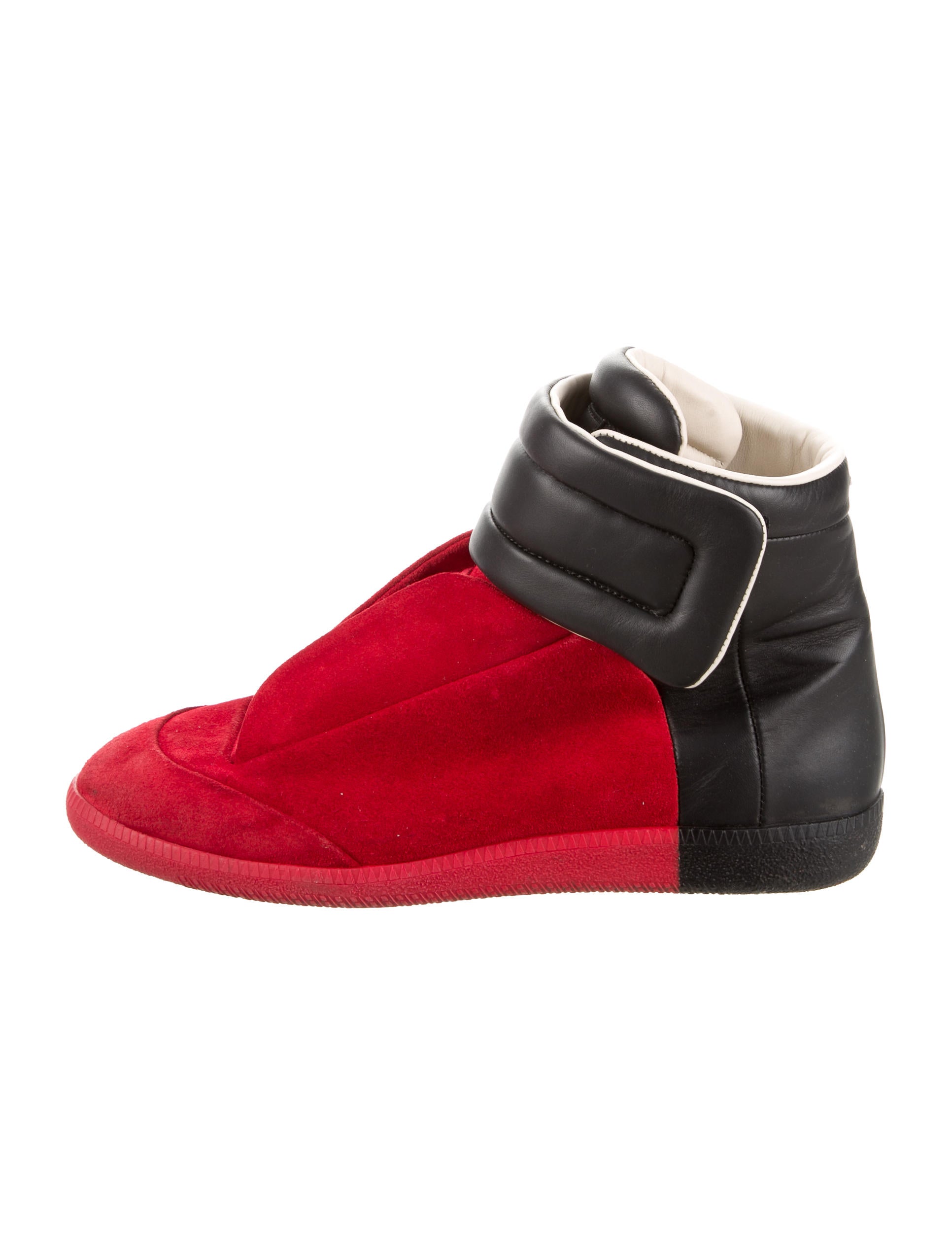 Maison Margiela Future Two Tone Sneakers - Red Sneakers