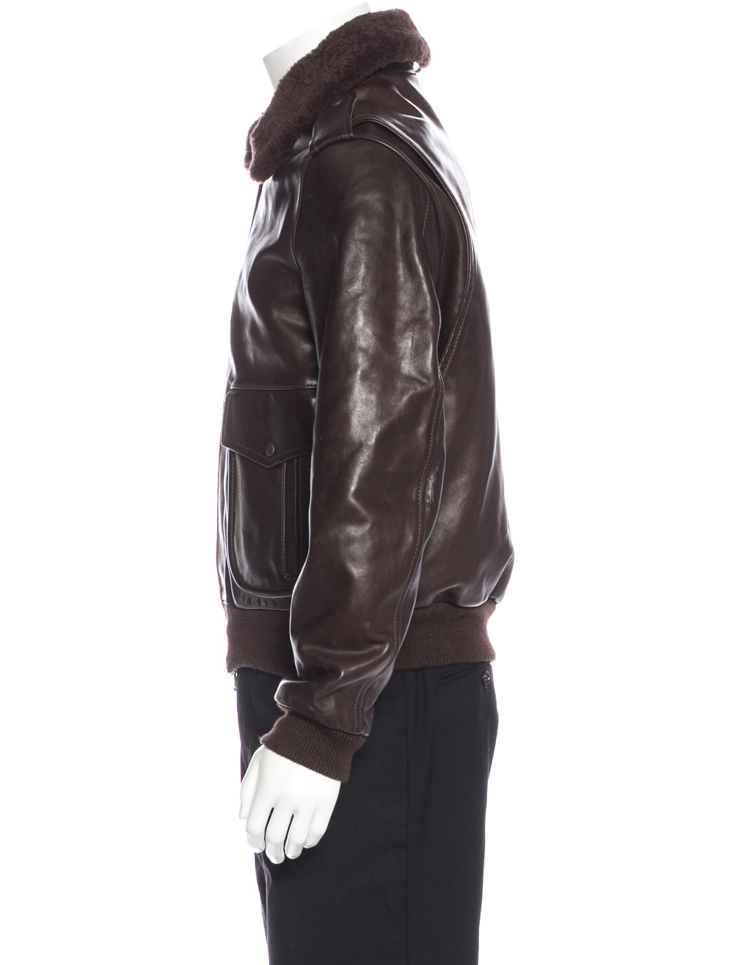 Maison Margiela Leather Flight Jacket