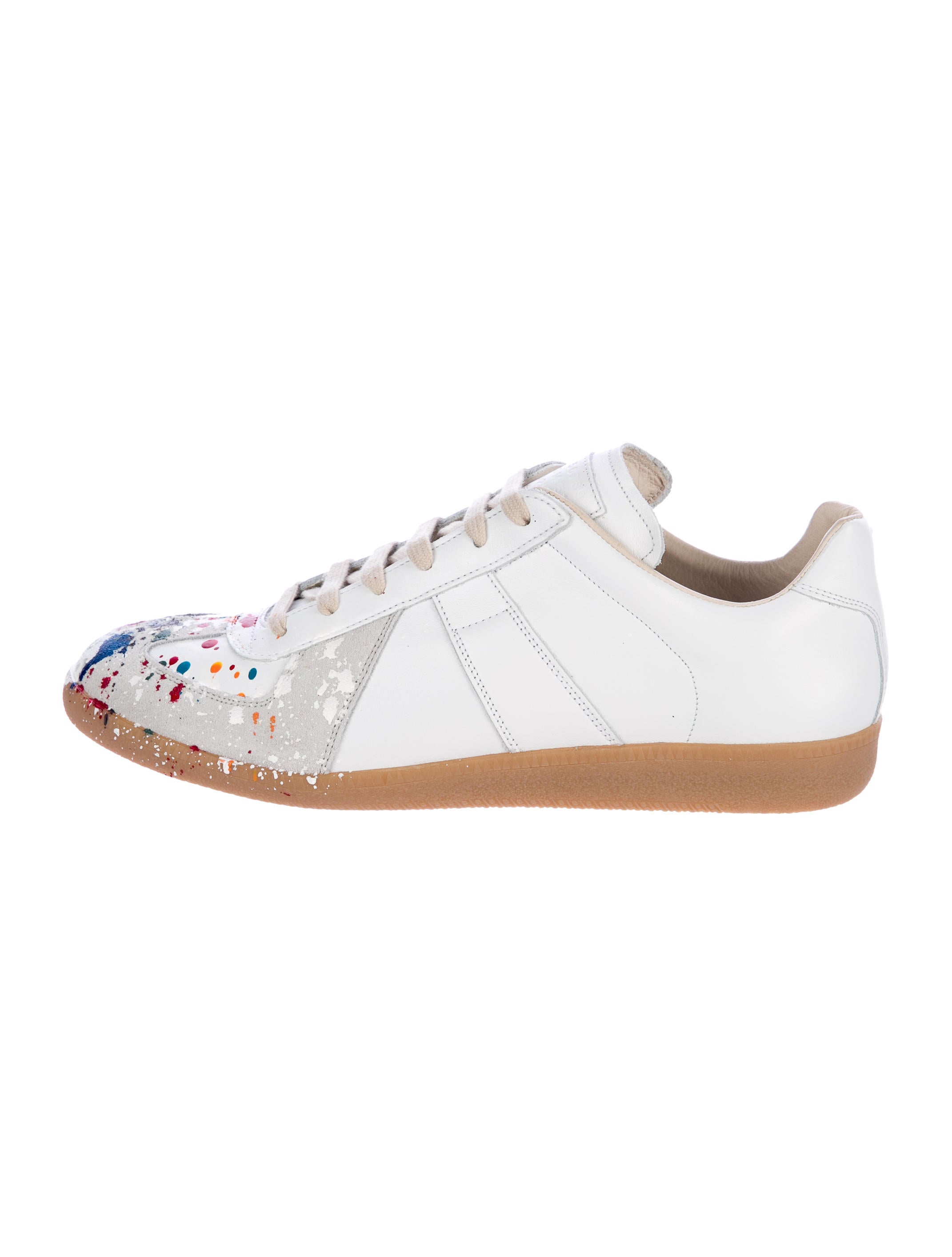 paint sneakers maison margiela replica paint splatter sneakers w tags paint sneakers maison margiela replica paint splatter sneakers w tags