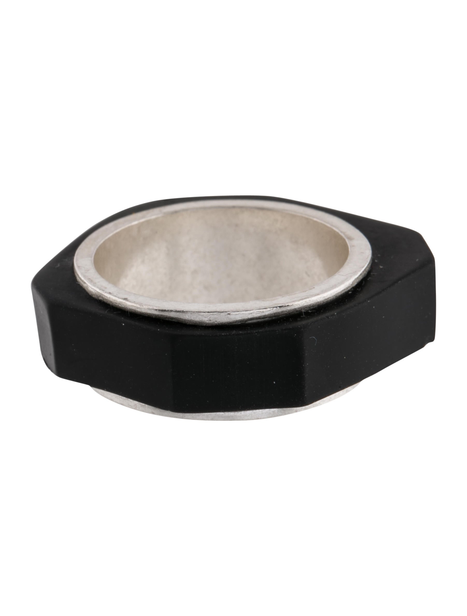 maison margiela abstract rubber ring