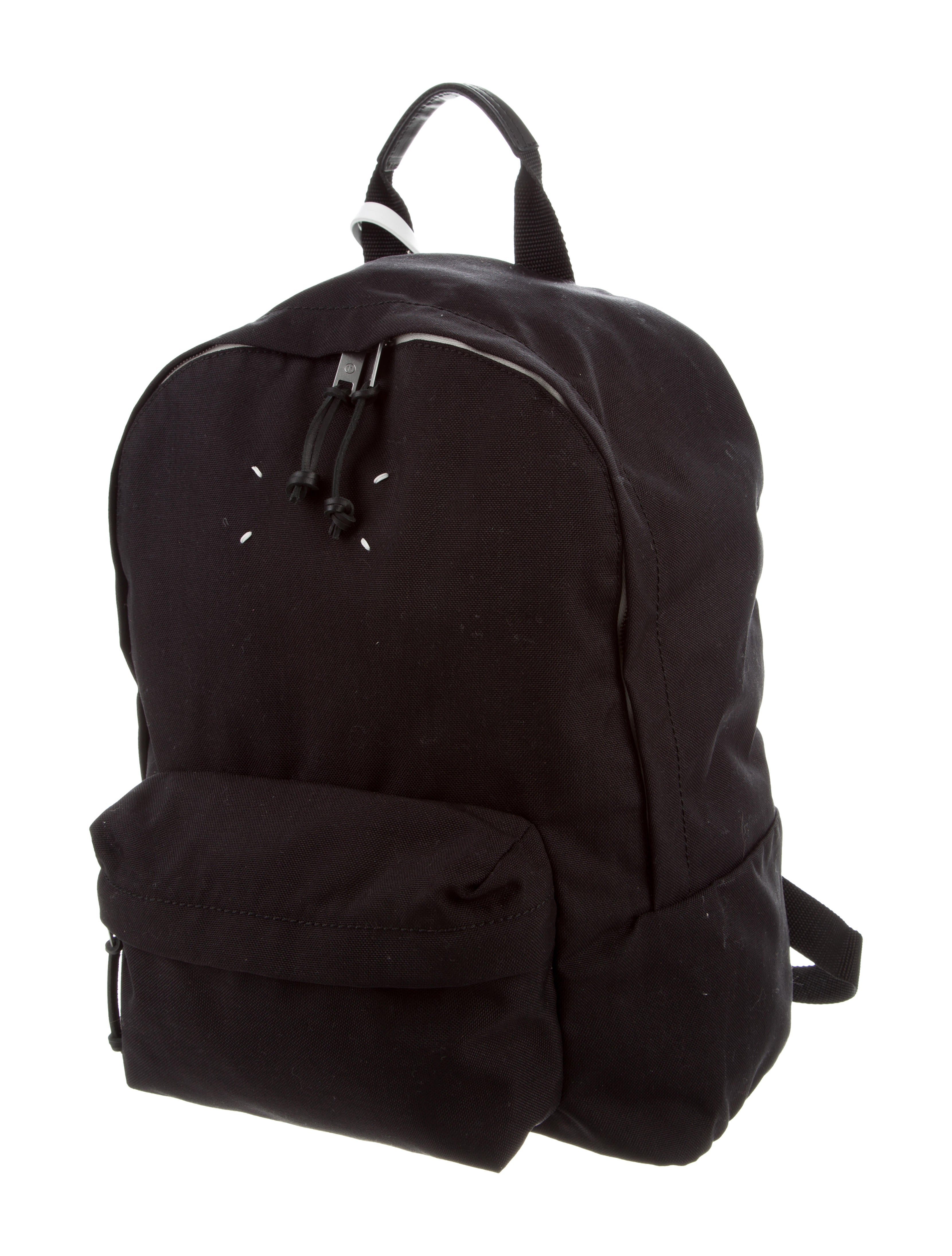Maison Margiela Canvas Stereotype Backpack - Burgundy Backpacks