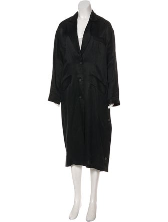 Maison Margiela Peak-Lapel Long Coat