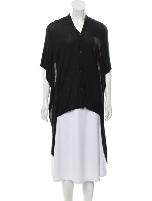 Maison Margiela Sleeveless Knit Cardigan Black