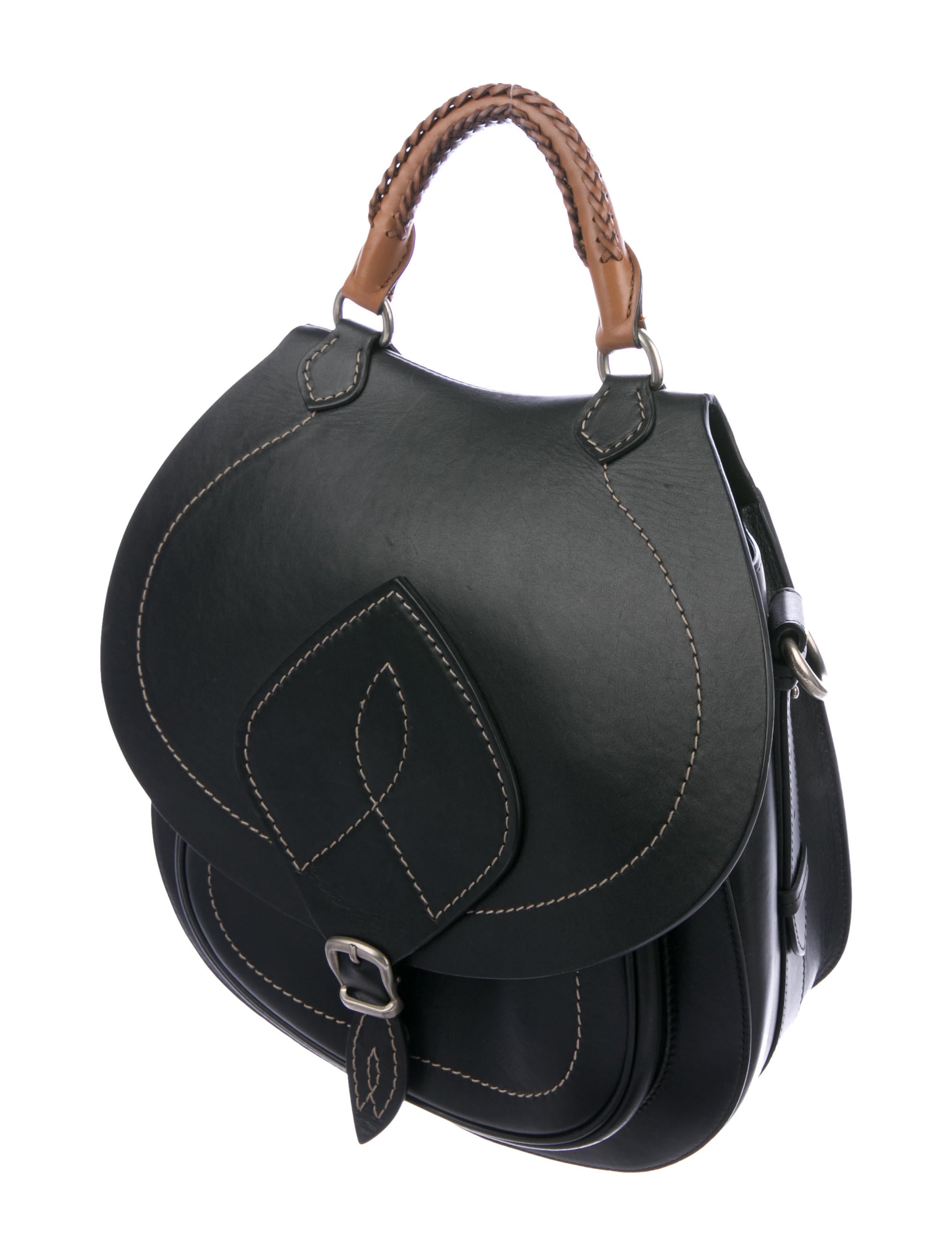 Maison Martin Margiela ×  レザーバッグ MAISON MARGIELA Box leather shoulder bag | NET-A-PORTER