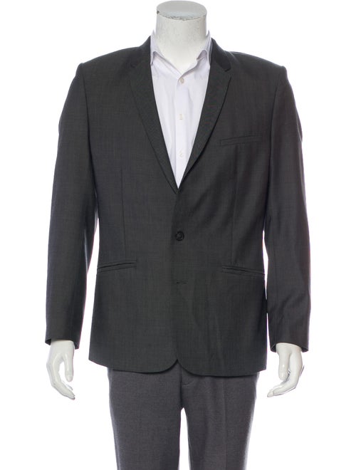 Maison Margiela Wool Notch-Lapel Blazer grey