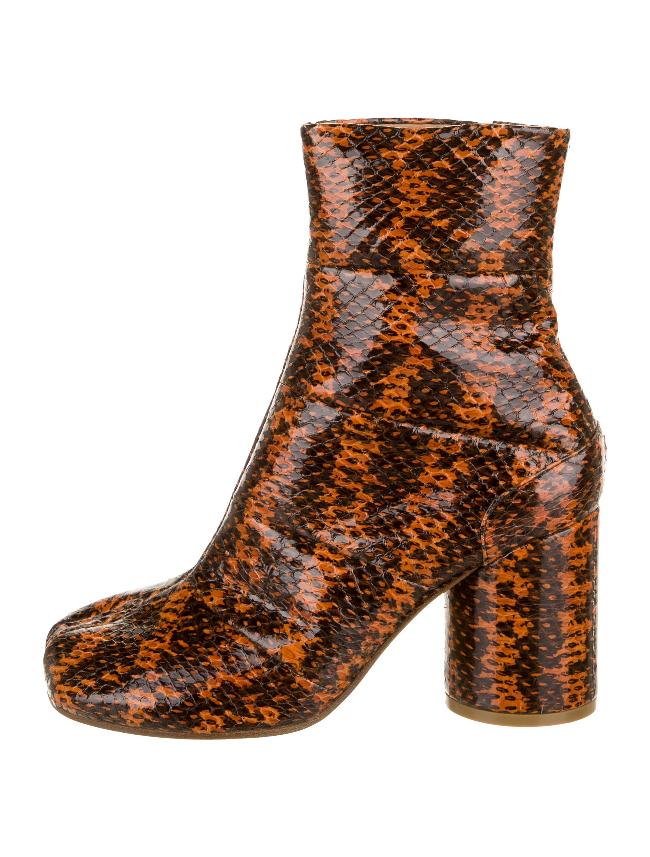 margiela snakeskin boots