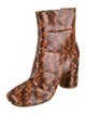 Maison Margiela Snakeskin Tabi Boots