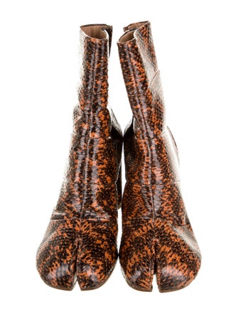 Maison Margiela Snakeskin Tabi Boots