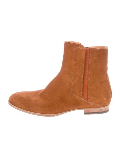 Maison Margiela Suede Chelsea Boots cognac