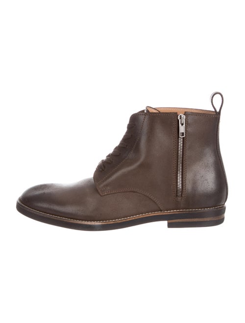 Maison Margiela Leather Ankle Boots brown