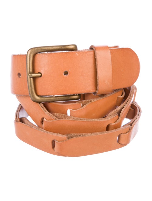 Maison Margiela Leather Hip Belt Tan