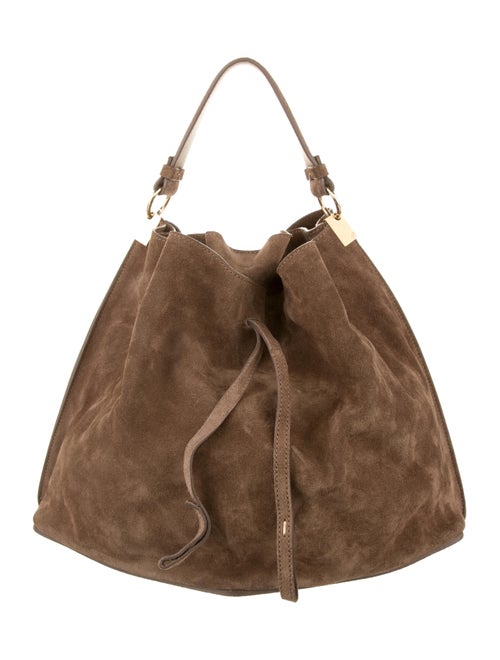 Maison Margiela Suede Satchel Bag gold