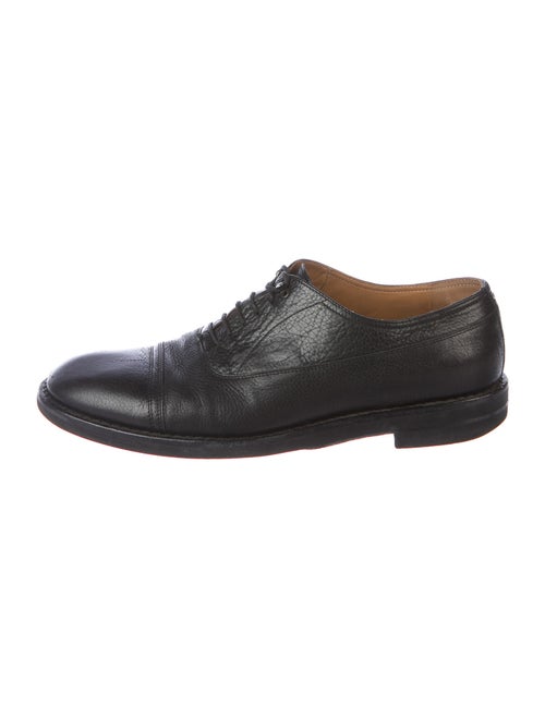 Maison Margiela Leather Derby Shoes Black