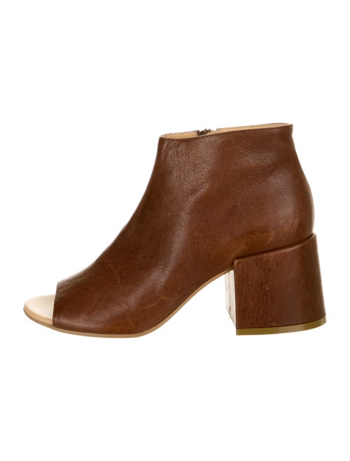 Maison Margiela Leather Boots Brown