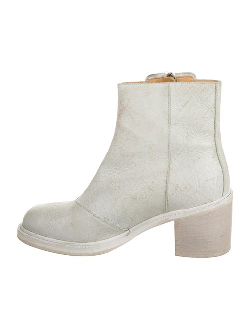 Maison Margiela Leather Boots White