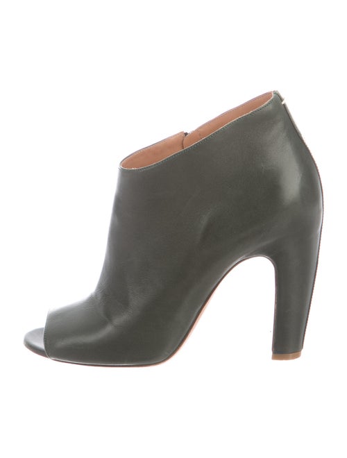 Maison Margiela Leather Boots Green