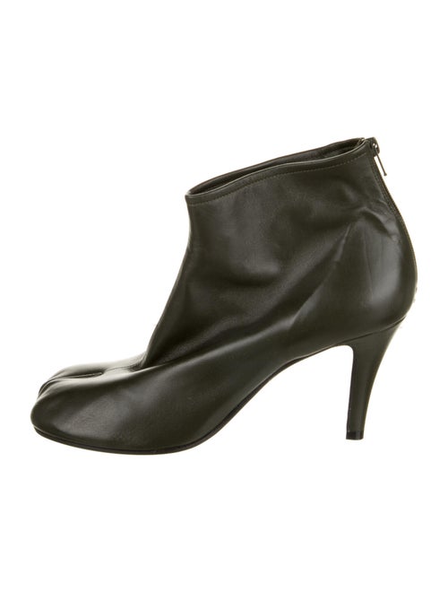 Maison Margiela Leather Boots Green