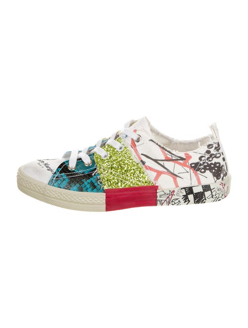Maison Margiela Printed Sequin Embellishments Snea