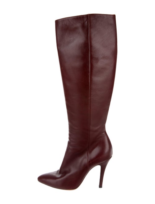 Maison Margiela Leather Boots Red