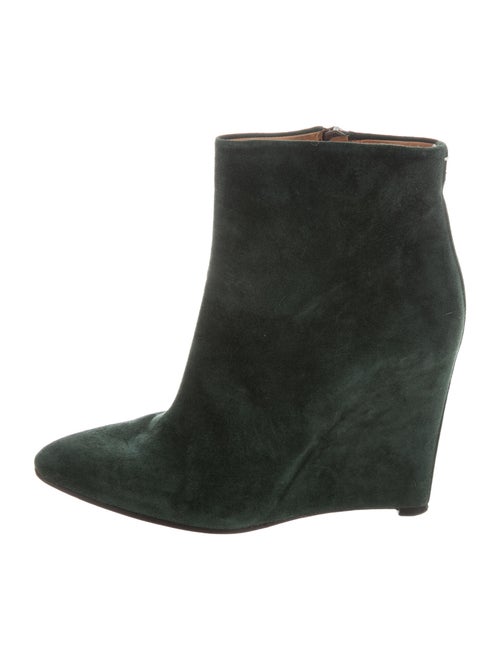 Maison Margiela Suede Boots Green