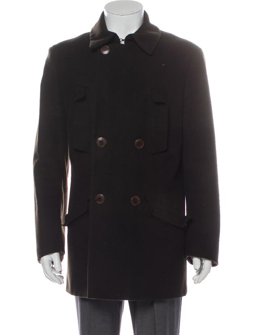 Maison Margiela Wool Peacoat Wool