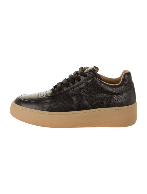 Maison Margiela Leather Sneakers Black