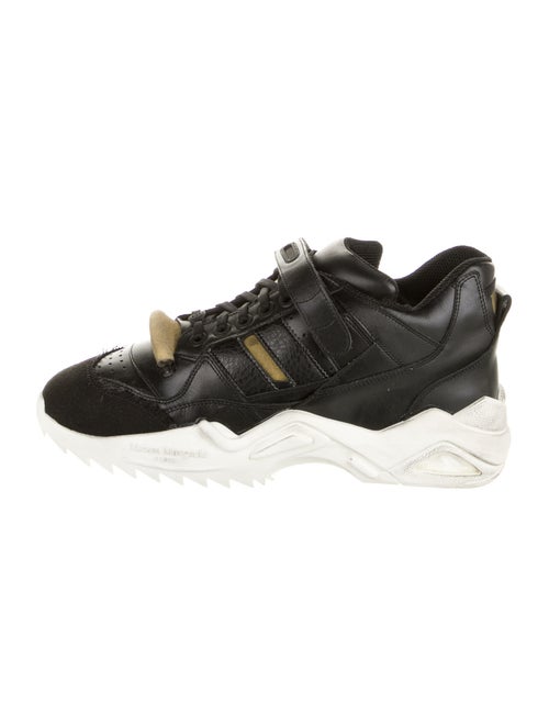 Maison Margiela Leather Sneakers Black