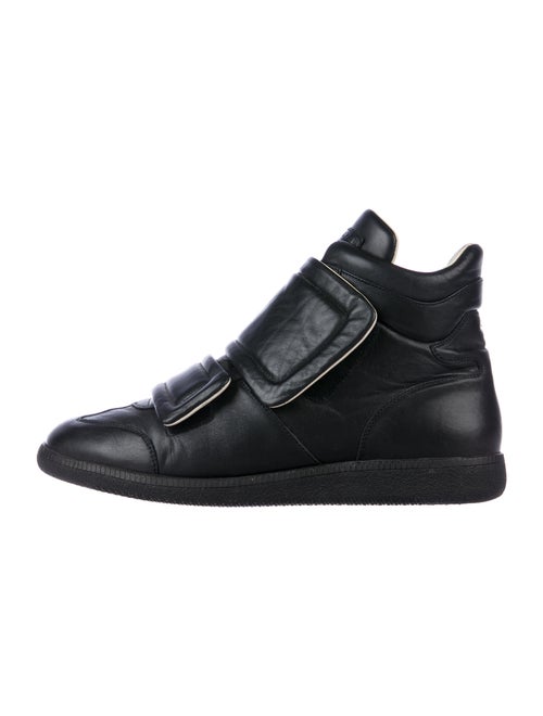 Maison Margiela Leather Sneakers Black