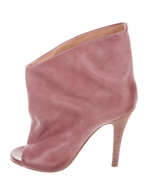 Maison Margiela Leather Boots Pink