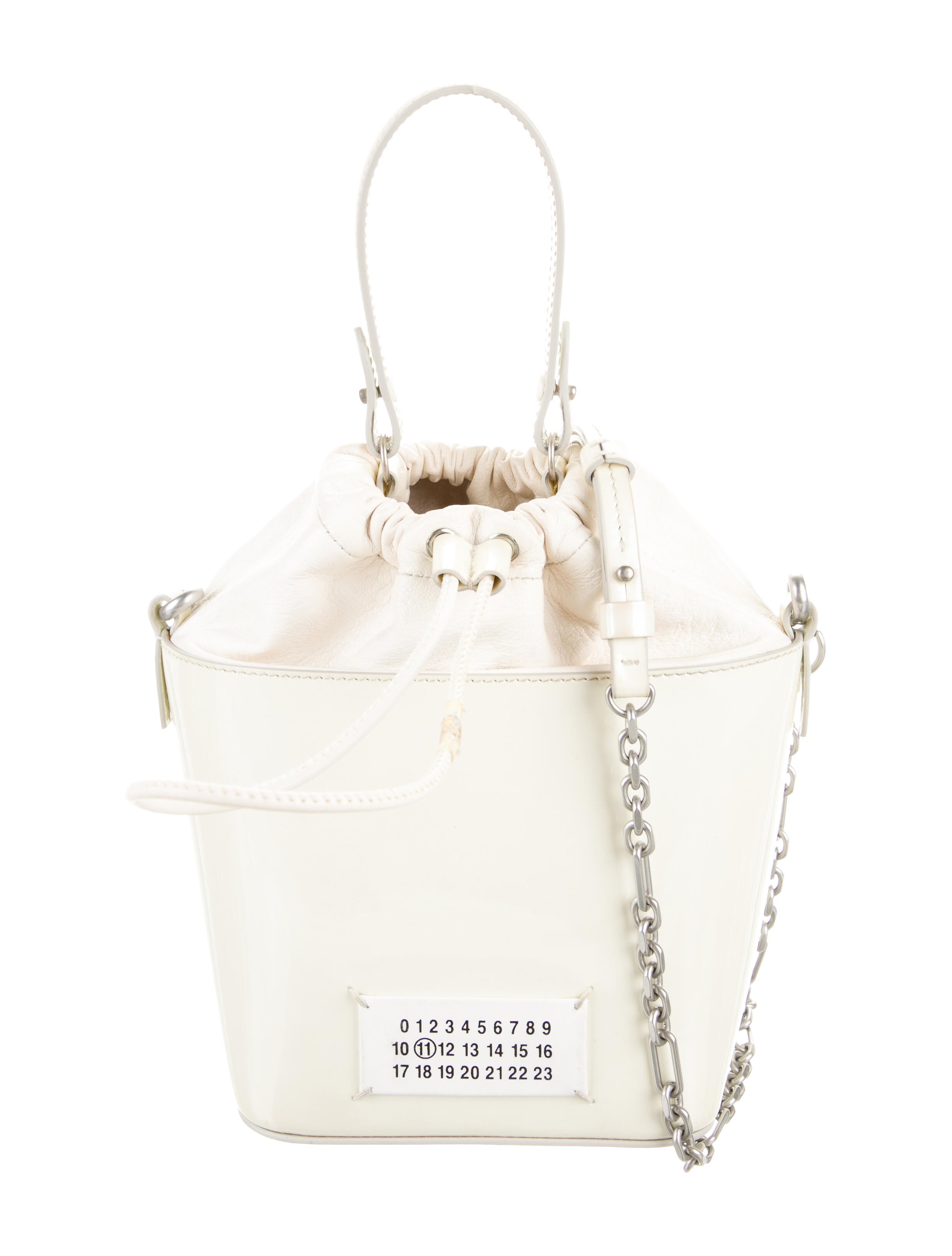 Maison Margiela Patent Leather 5AC Bucket Bag