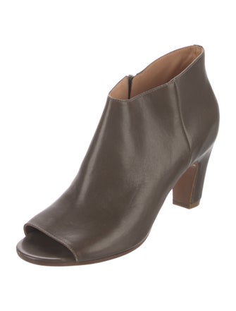 Maison Margiela Leather Cutout Accent Boots