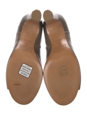 Maison Margiela Leather Cutout Accent Boots