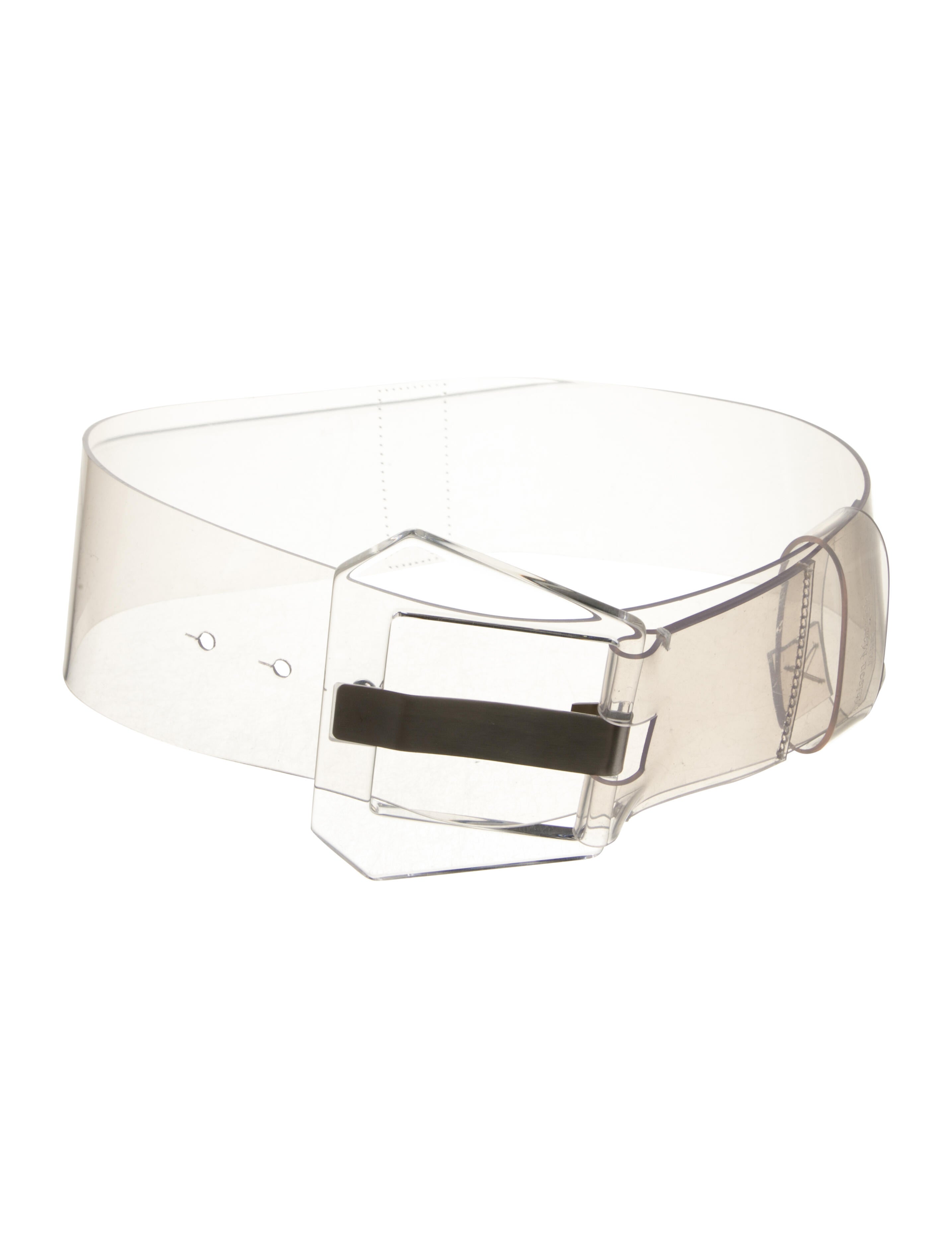 Maison Margiela Wide PVC Waist Belt - Clear Belts