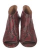 Maison Margiela Embossed Leather Animal Print Boots