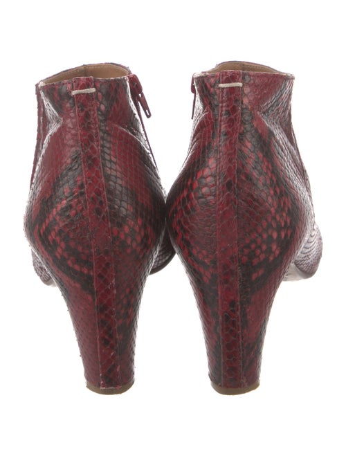 Maison Margiela Embossed Leather Animal Print Boots