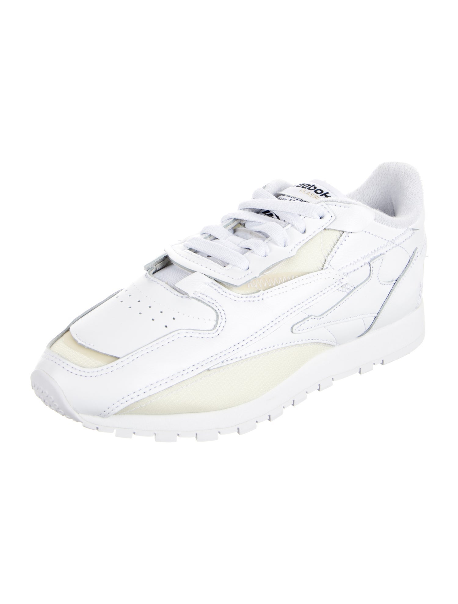 Maison Margiela x Reebok Leather Colorblock Pattern Sneakers