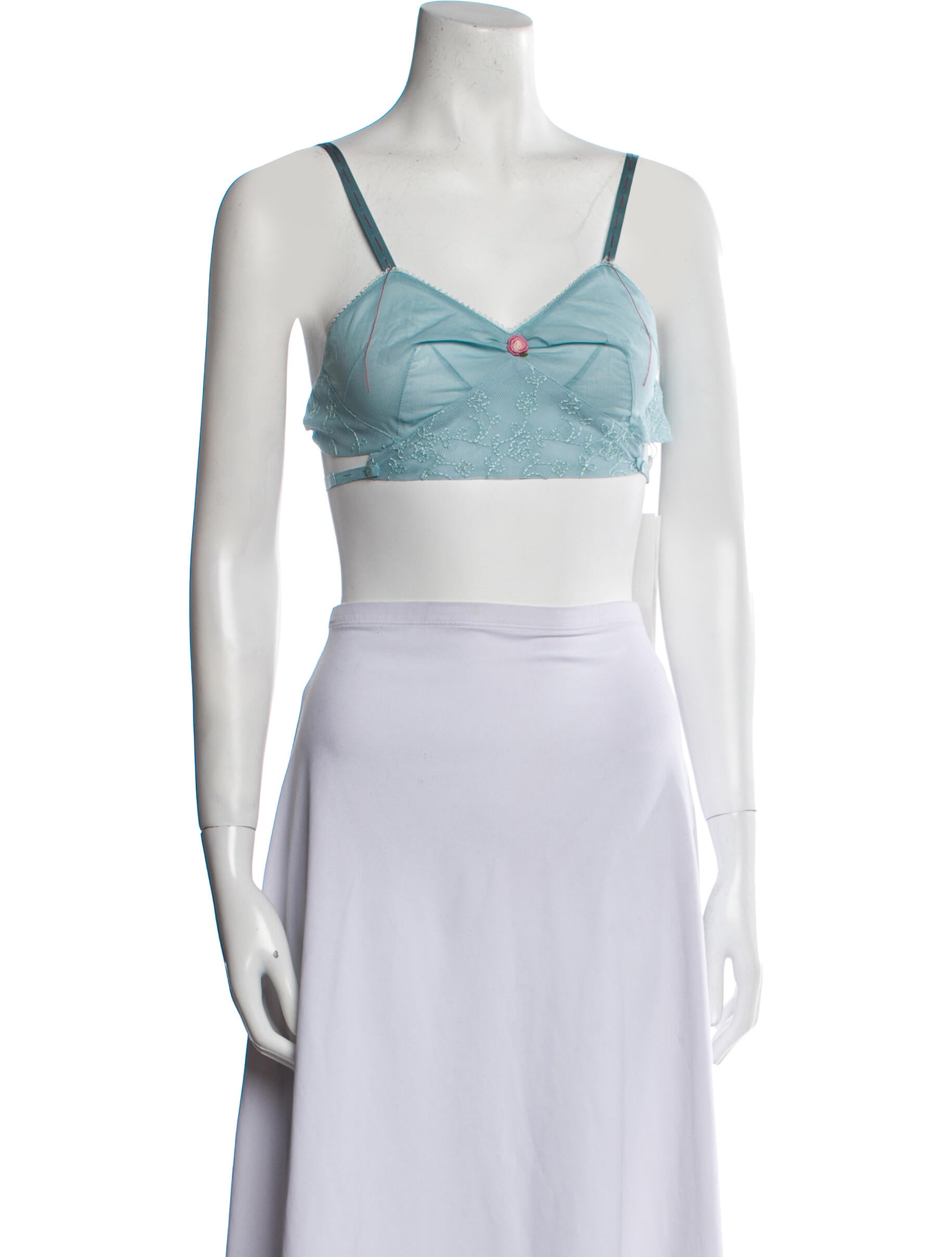 Maison Margiela V-Neck Sleeveless Crop Top w/ Tags