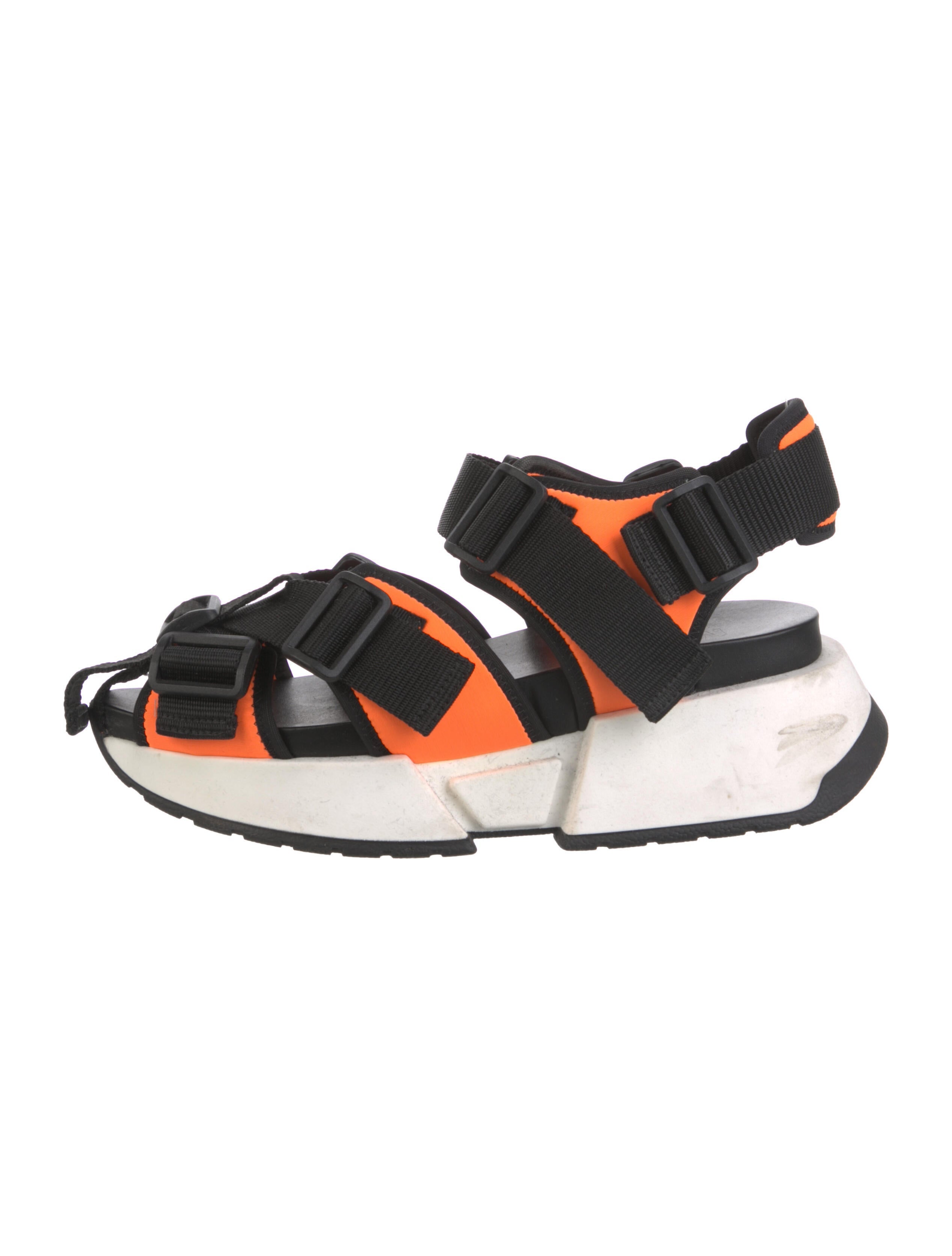 Maison Margiela Nylon Printed Slingback Sandals