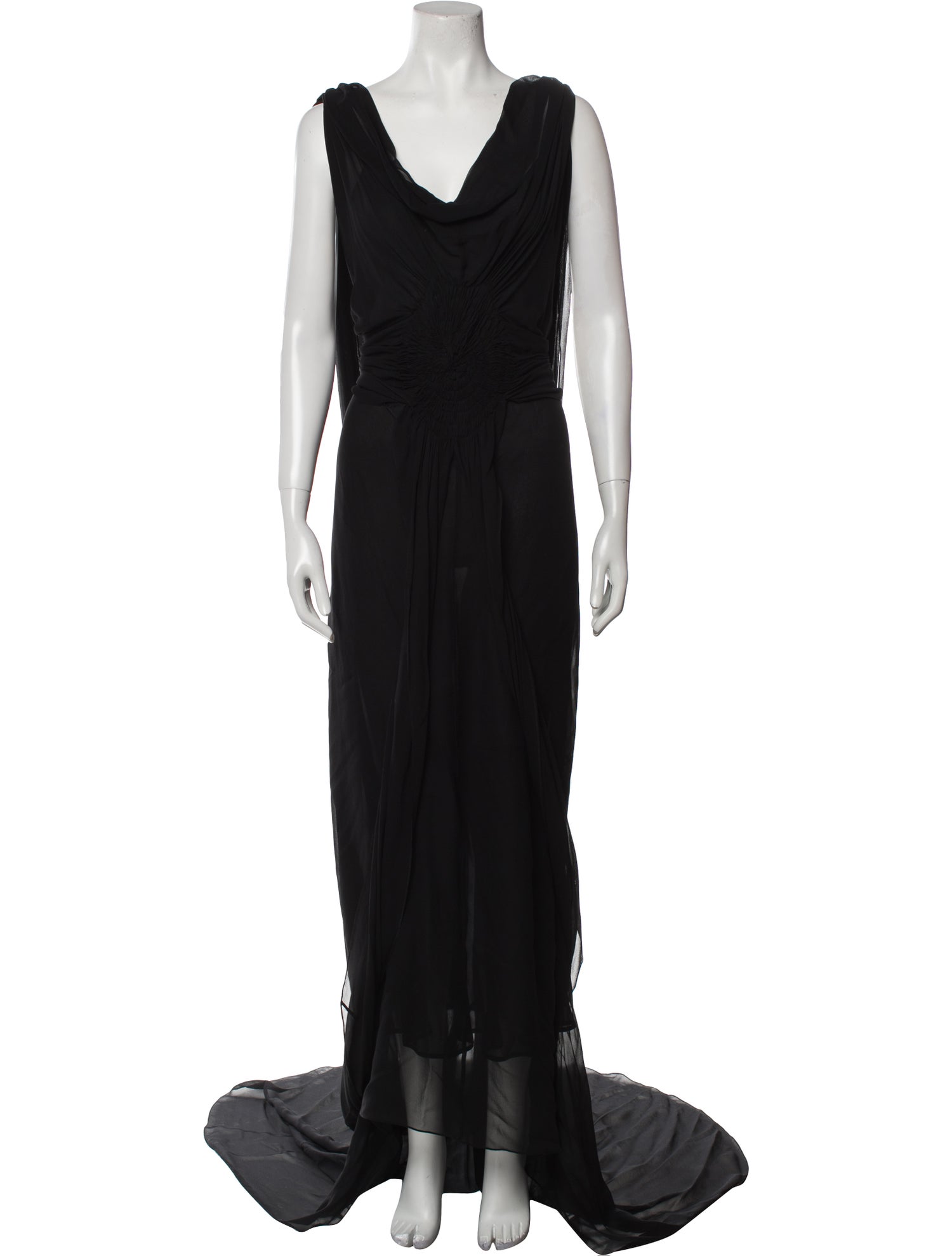 Maison Margiela Silk Long Dress