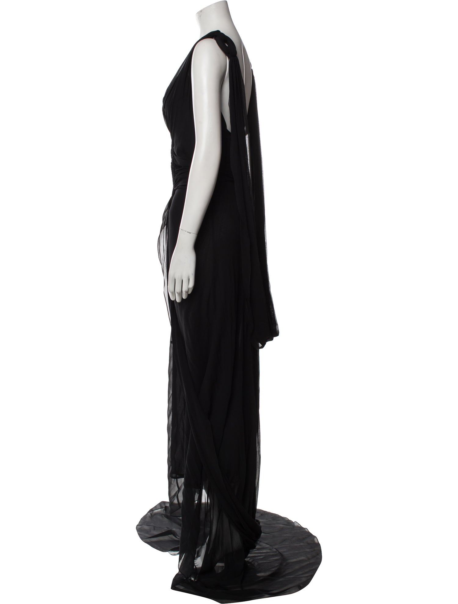 Maison Margiela Silk Long Dress